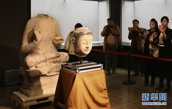 20年前被盗北齐佛首回归河北