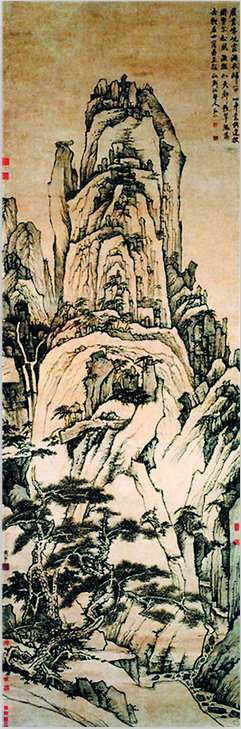 明清新安画派的领袖：渐江