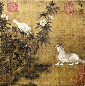 乾隆年间画家胡湄笔下的懒猫