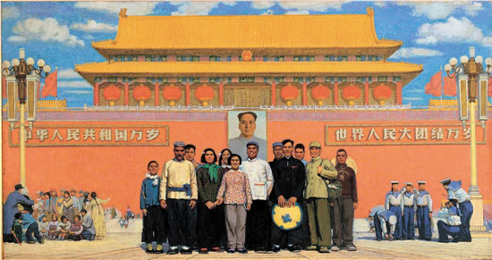 孙滋溪与他的名作《天安门前》