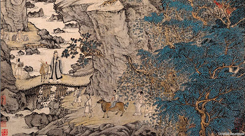 从风格学的角度来解析王蒙的山水画