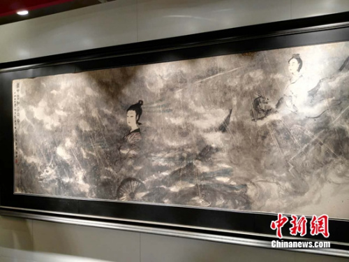 傅抱石作品拍出2.3亿 大陆神秘买家电话竞拍