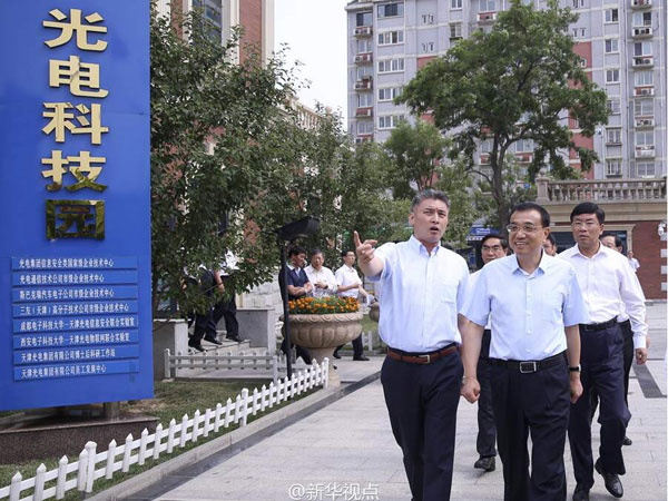 李克强26日考察天津卓朗科技