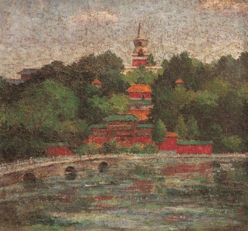 周碧初 用印象派风格画中国题材