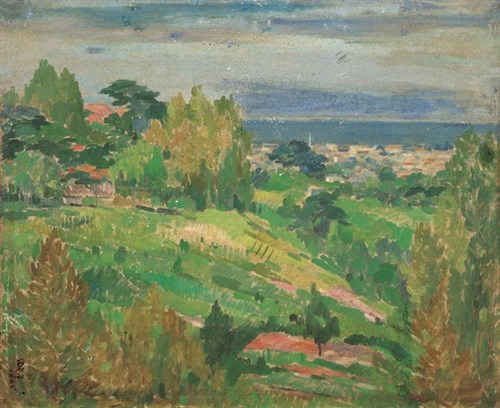 周碧初 用印象派风格画中国题材