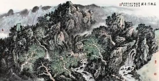 大壑无声&mdash;郭金服山水画巡展首站在广州开幕