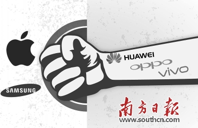 全球智能机增长停滞国产品牌发动大逆袭