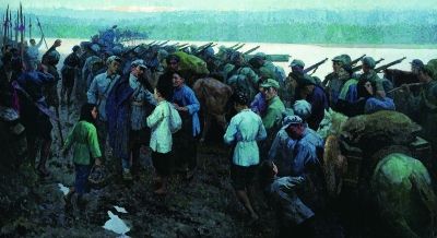 读靳尚谊《送别》 风雨曩日送红军