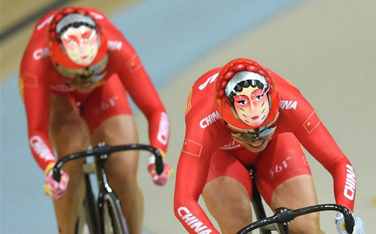 突破！宫金杰/钟天使夺自行车首金