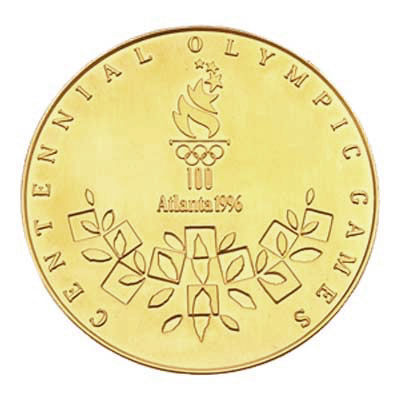 1996亚特兰大奥运会奖牌背面