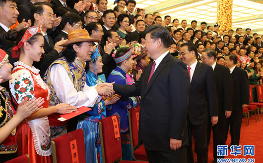 第五届全国少数民族文艺会演开幕式文艺晚会在京举行