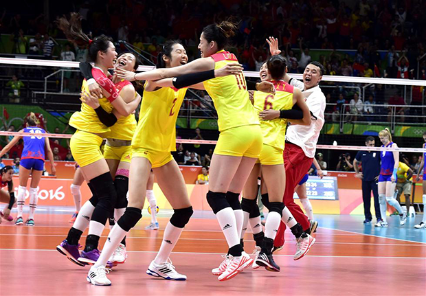 中国女排里约夺冠