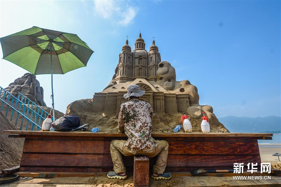 （聚焦G20）（2）中外沙雕手“沙绘G20”
