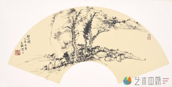 雒三桂作品《秋山图》二