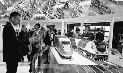 中国企业闪亮柏林轨道交通展