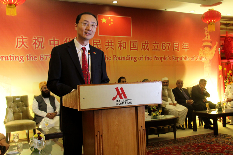 中国驻巴基斯坦使馆隆重举行国庆67周年招待会