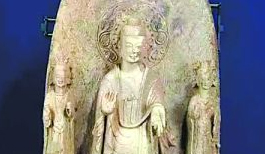 中印两国佛教造像  黄金时代并蒂莲华