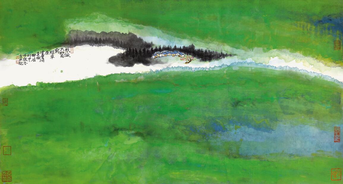 "高山流水"陈佩秋照诚书画联展别有新意