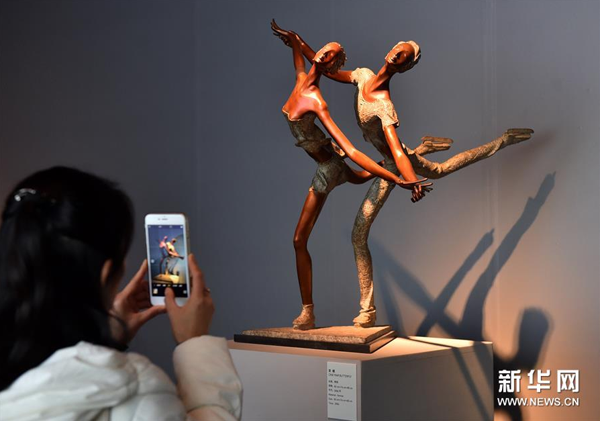 &ldquo;飞翔的梦&mdash;&mdash;章华雕塑作品展&rdquo;在国家大剧院举行开幕式