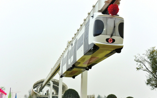 世界首条新能源空铁实验线在成都成功运行