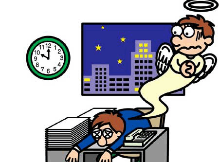 三分之二白领每周加班超5小时 避免&ldquo;过劳死&rdquo;靠自己