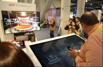 康得新携旗下裸眼3D等9大系列产品亮相CES