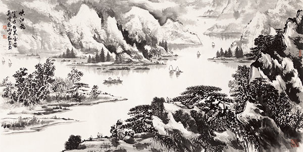 情到深处恰似空：赵勤玉山水画赏析