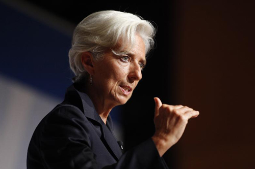 专访国际货币基金总裁拉加德：对习主席演讲印象深刻