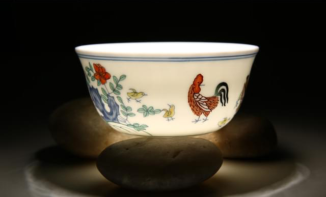 丁酉鸡年说鸡缸杯