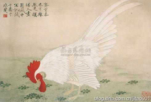 2007春拍香港苏富比于非闇《大吉》，41.2×60.8cm，成交于31.2万港元