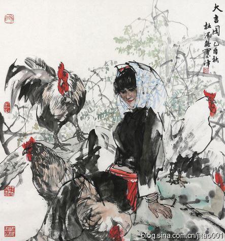 2014保利春拍杜滋龄《大吉图》，96×90cm，成交于13.8万元