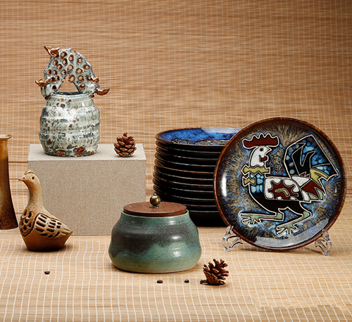 听说你鸡票没抢到 来看韩美林十二生肖瓷盘