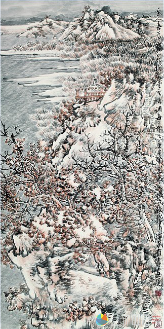 《宋人词意》136x68cm