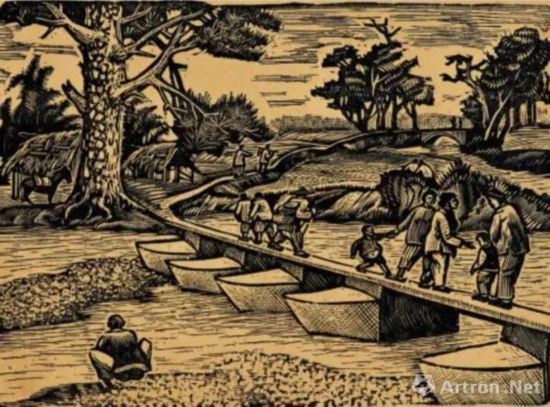 《离情依依》 1941年 广东美术馆藏