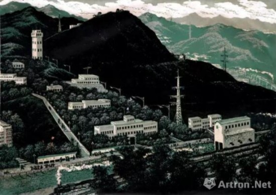 《煤山》1979年 中国美术馆藏