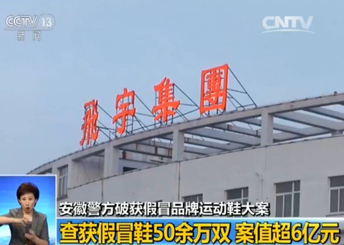 国内最大假冒运动鞋案告破 查扣50万双案值6亿