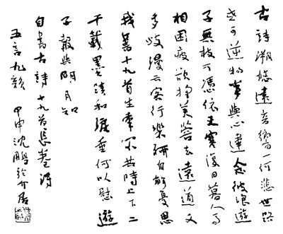 沈鹏书法的篇章表达及其审美意义