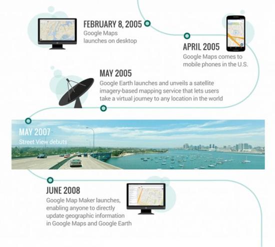 谷歌地图十岁了！带你看看它的成长史