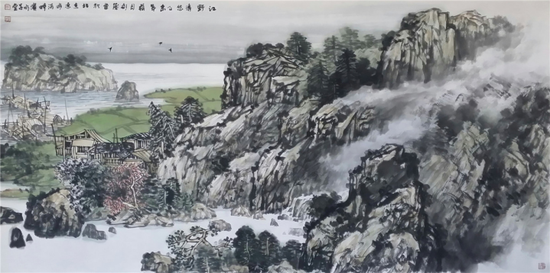 山水写真 意境幽然