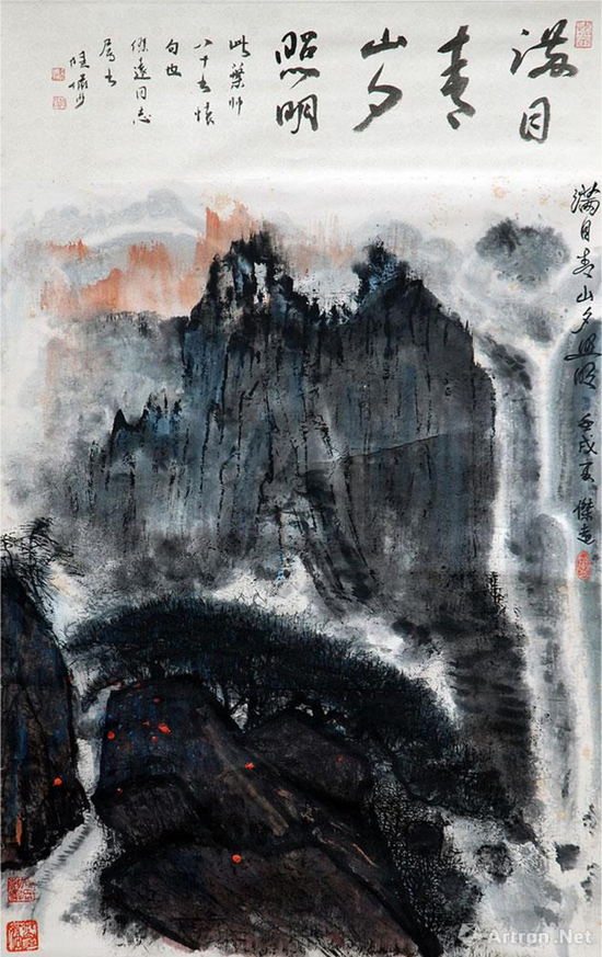 品读军旅画家盛杰远山水画艺术