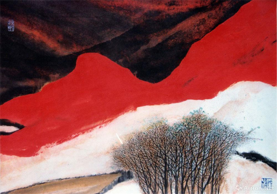 品读军旅画家盛杰远山水画艺术