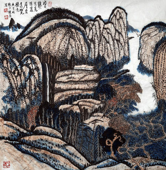 品读军旅画家盛杰远山水画艺术