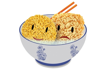 两家方便面的&ldquo;喜&rdquo;与&ldquo;愁&rdquo;