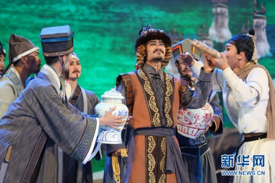  惊艳！民族舞剧《驼道》亮相阿斯塔纳世博会（高清组图）