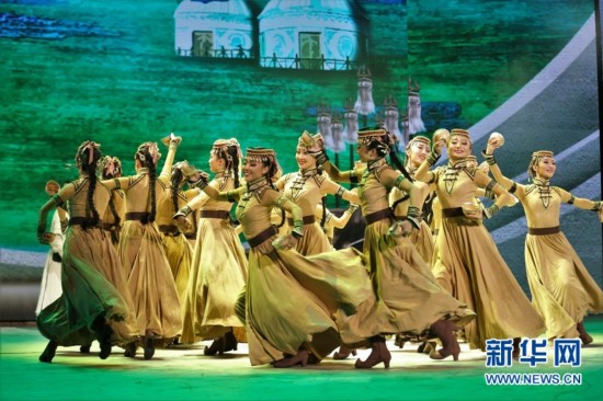  惊艳！民族舞剧《驼道》亮相阿斯塔纳世博会（高清组图）