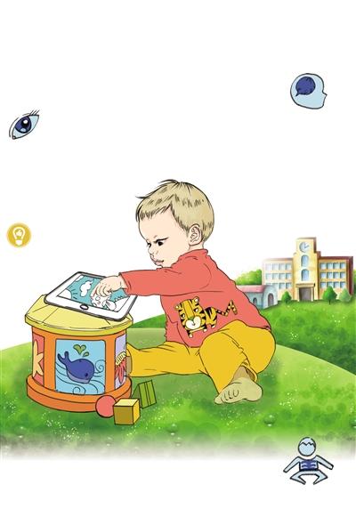 电子产品致孩子说话晚? 专家：3岁前尽量少接触