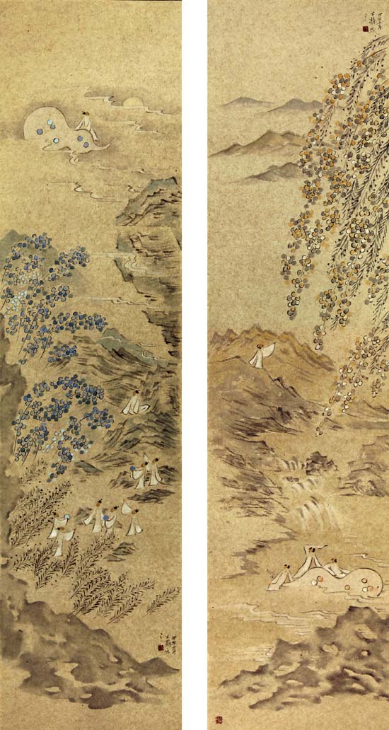 养丹 139×35 cm 2014年