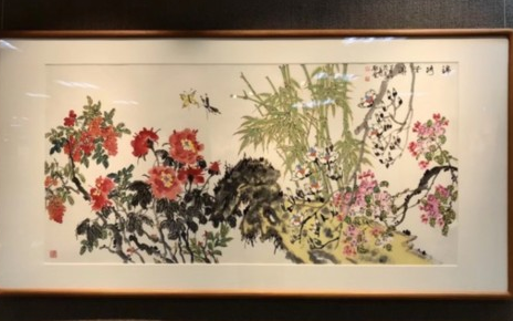 崇德力行&middot;邓圣中国画作品展开幕