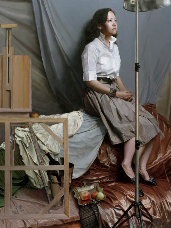 徐芒耀 油画工作室系列之一