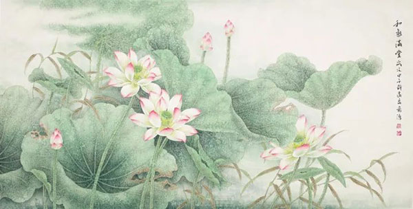 董希源作品《荷气满堂》